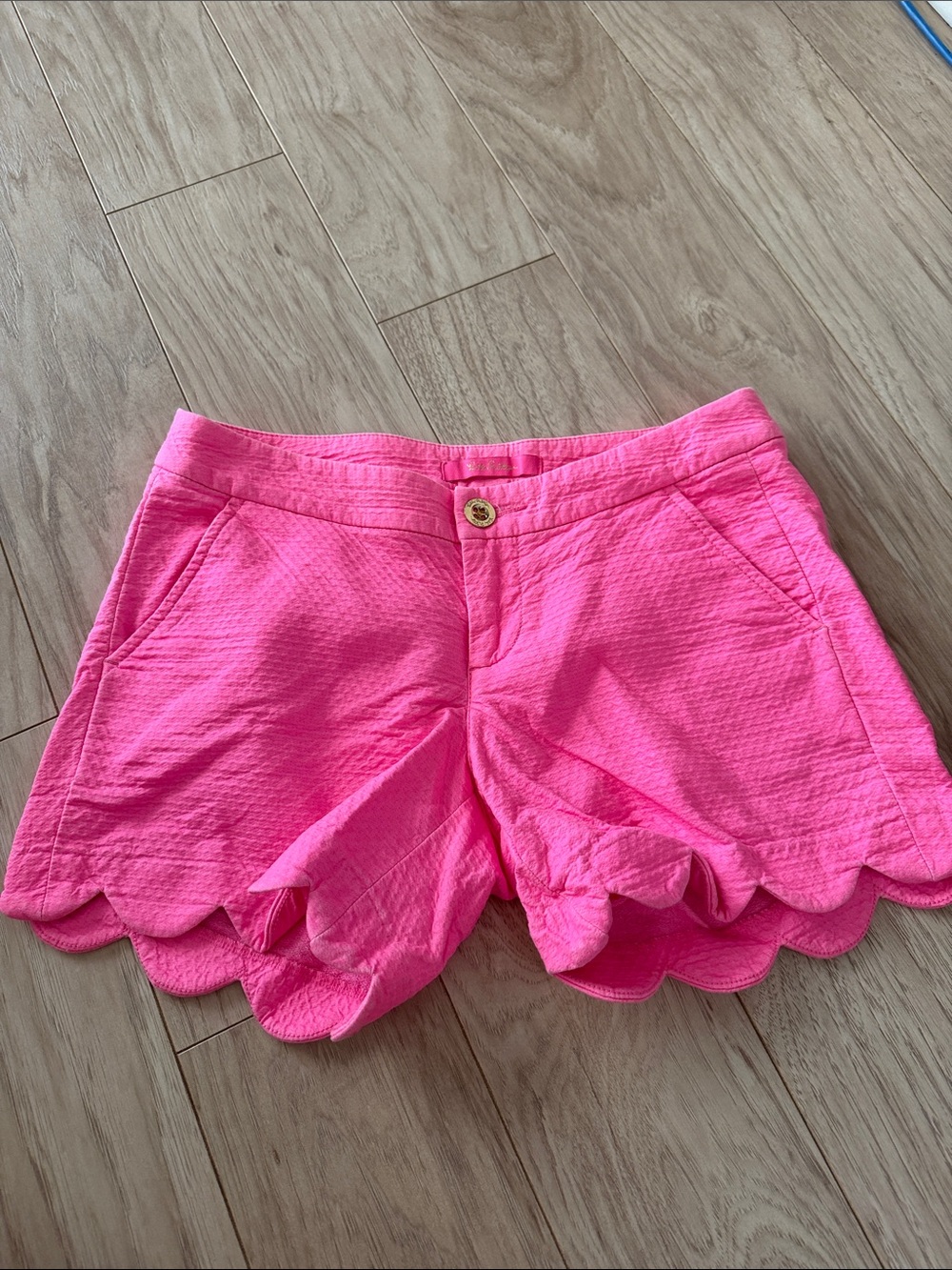 Lilly Pulitzer Pink Buttercup Shorts Size 0